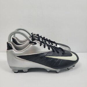 Nike Vapor Strike Youth Black Silver Cleats 511341-010 US Size 4.5Y